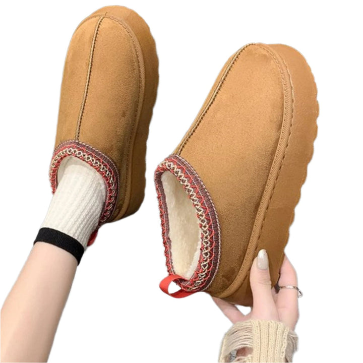Lena | Damen Slip-On Hausschuhe mit Kunstpelzfutter - Elle Zürich