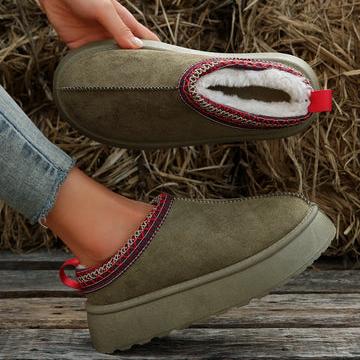 Lena | Damen Slip-On Hausschuhe mit Kunstpelzfutter - Elle Zürich