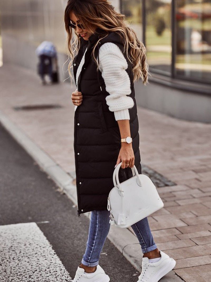 Johanna | Damen Winter-Langweste im Steppstil - Elle Zürich