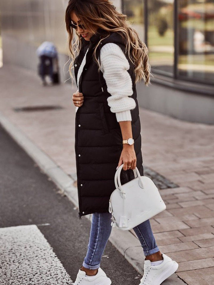 Johanna | Damen Winter-Langweste im Steppstil - Elle Zürich