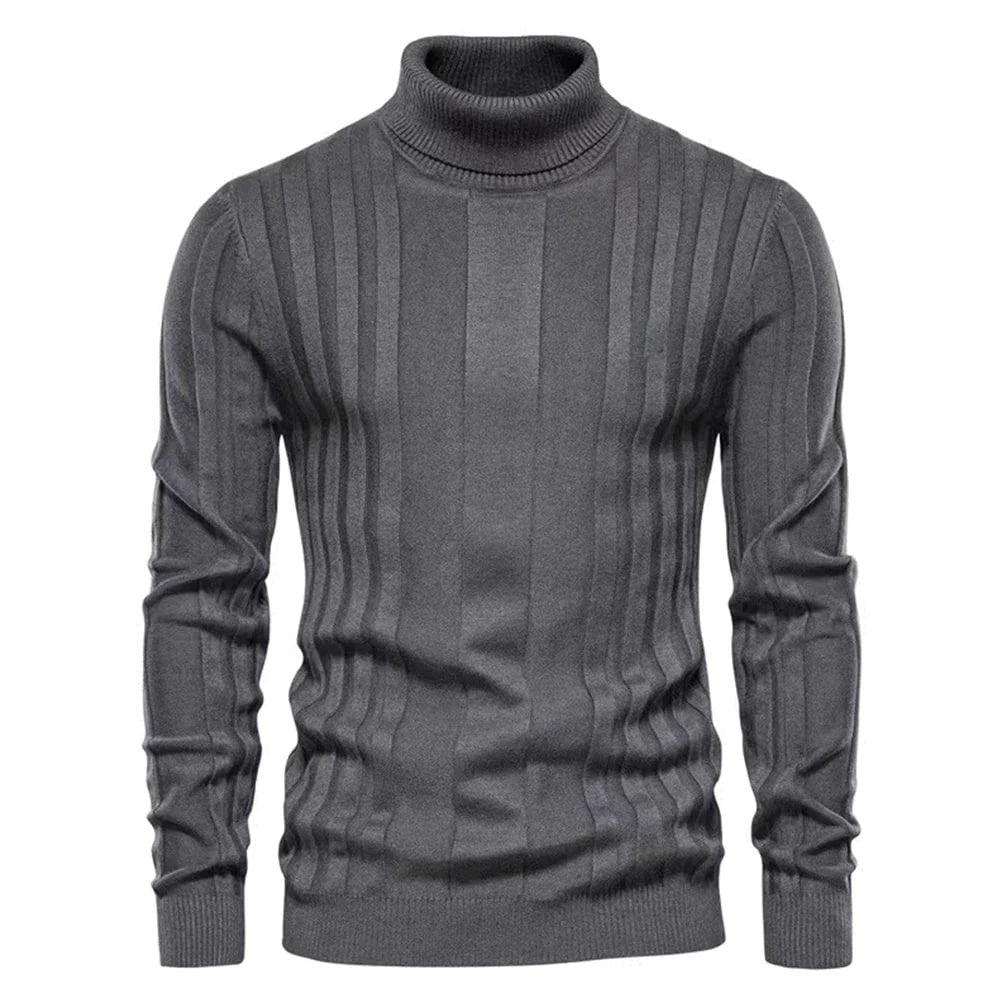 Alexander | Herren Rippstrick Rollkragenpullover mit Slim Fit - Elle Zürich