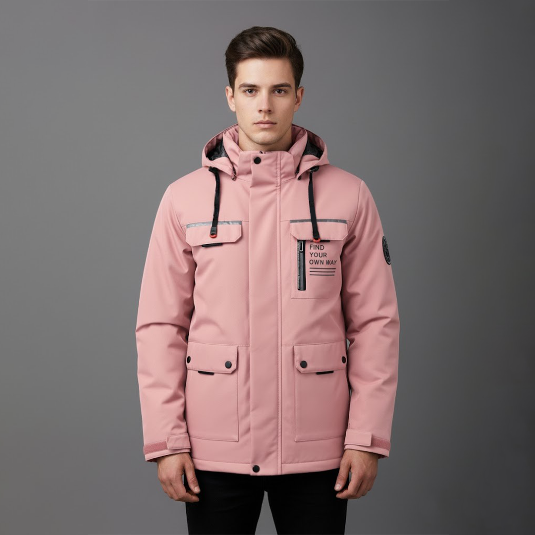 Clemens | Herren Wasserdichte Ski Winterjacke Mit Kapuze Für Draußen