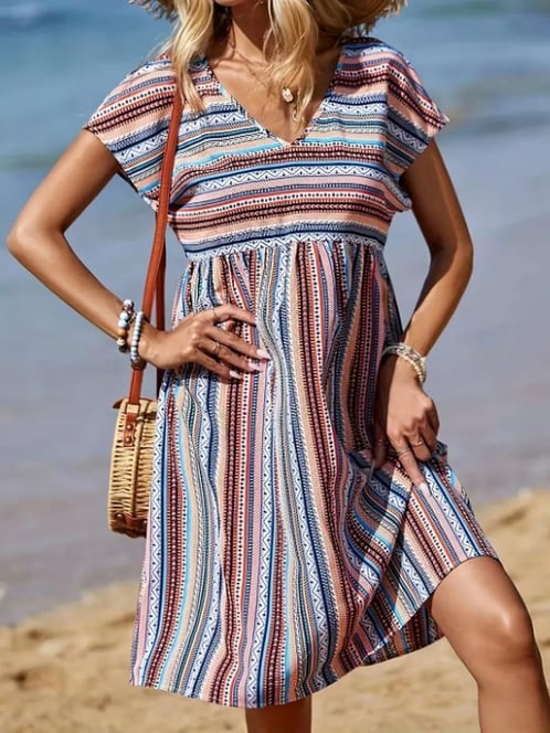Selina | Atmungsaktives Boho-Sommerkleid - Elle Zürich