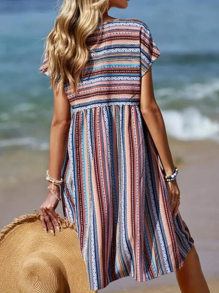 Selina | Atmungsaktives Boho-Sommerkleid - Elle Zürich