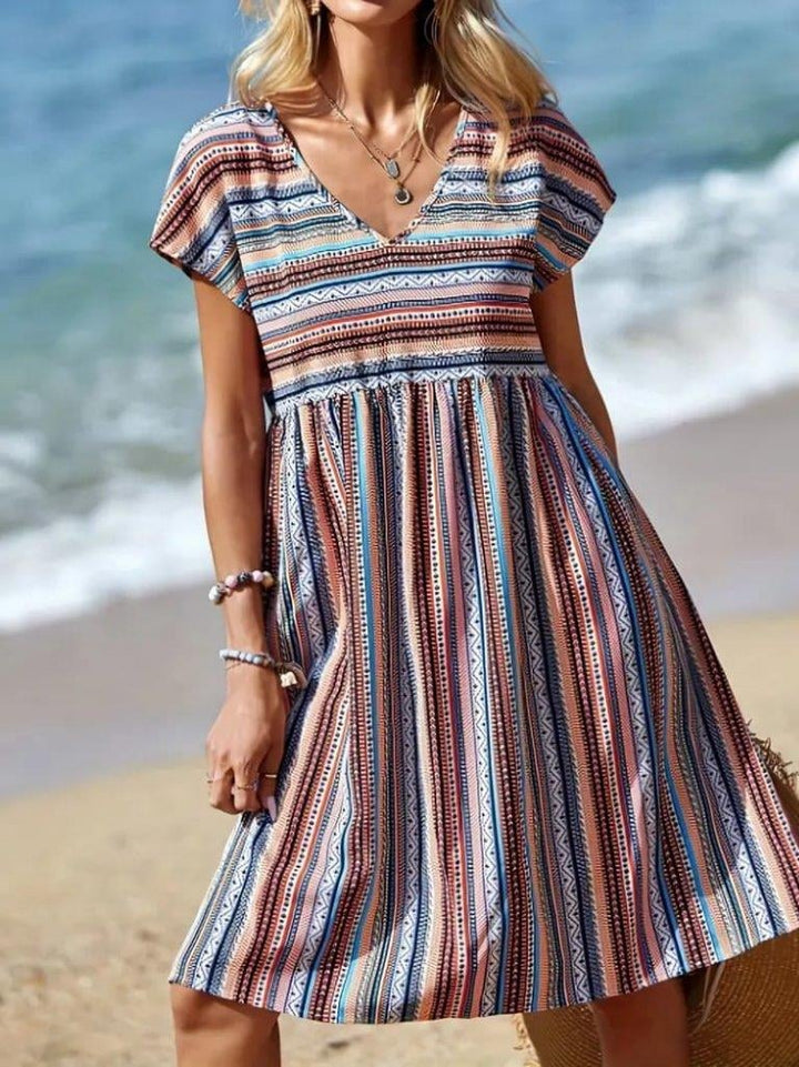 Selina | Atmungsaktives Boho-Sommerkleid - Elle Zürich
