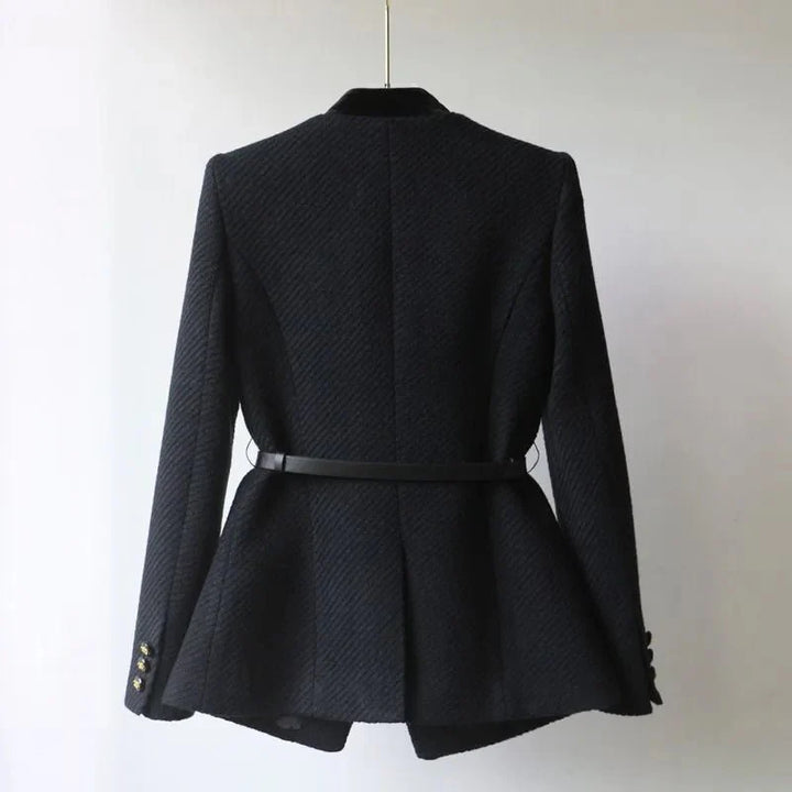 Helga | Damen Winterjacke mit Gürtel und Taschen - Elle Zürich