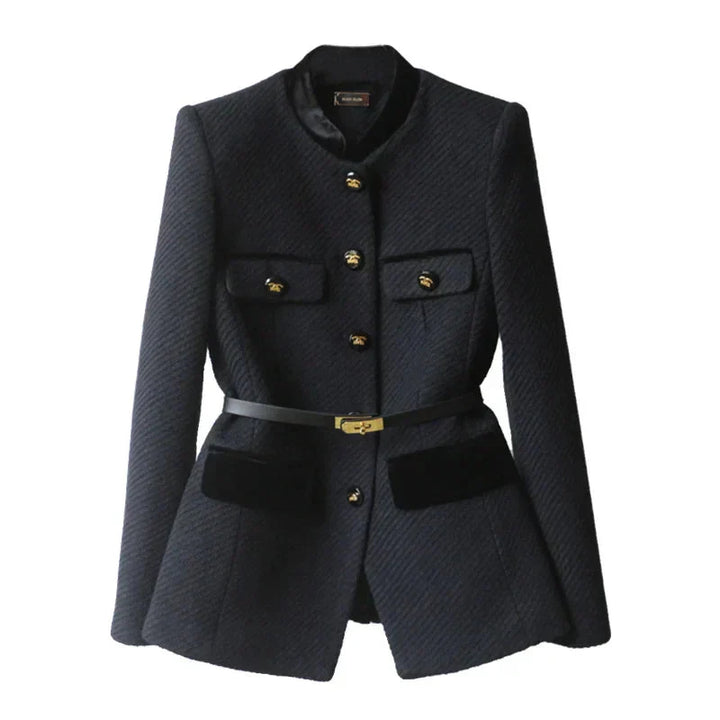 Helga | Damen Winterjacke mit Gürtel und Taschen - Elle Zürich