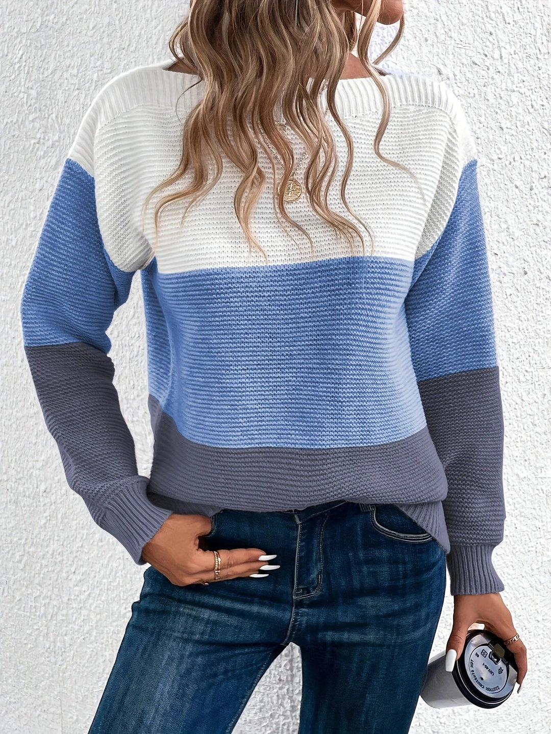 Lena | Stilvoller Damen Strickpullover mit langen Ärmeln - Elle Zürich