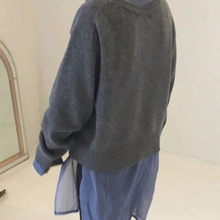 Andrea | Damen Winter Geknöpfter Cardigan-Pullover - Elle Zürich