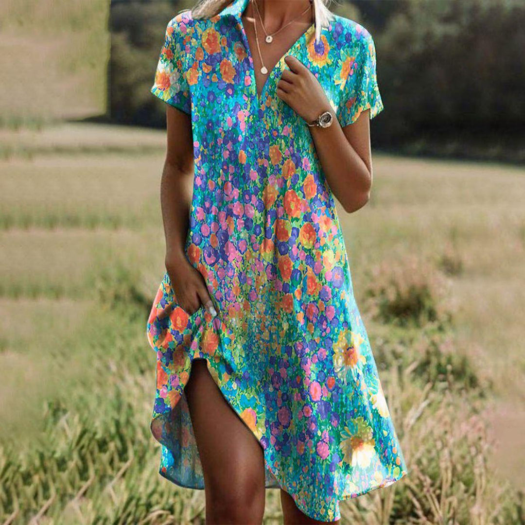 Veronika | Lebendiges und Bequemes Sommerkleid