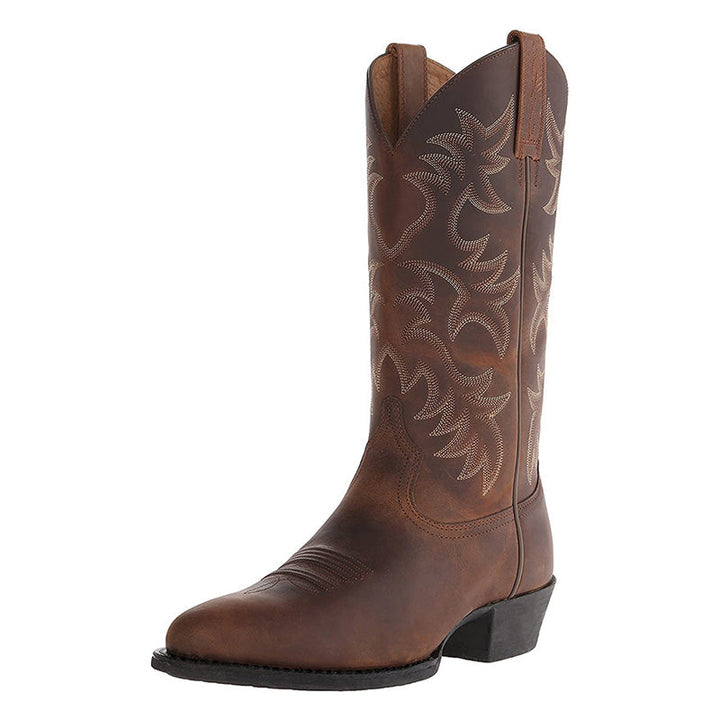Verena | Elegante schwarze Cowboystiefel - Elle Zürich