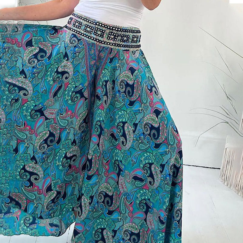 Stefanie | Stylische Weite und Fließende Hose - Elle Zürich