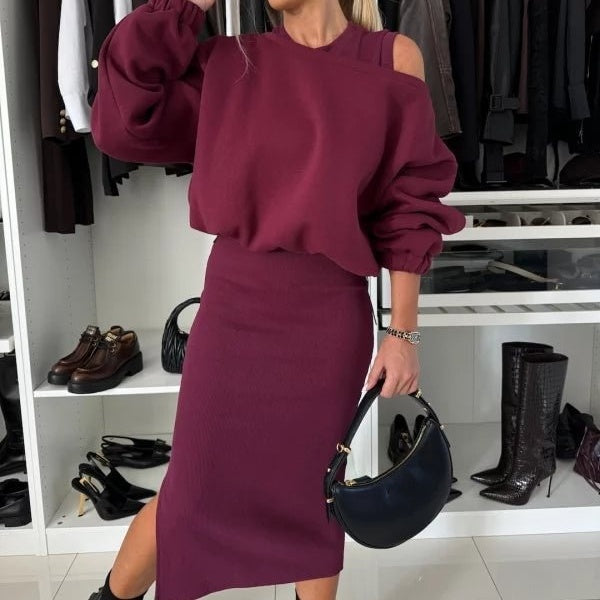 Sandra | Zweiteiliges Set aus ärmellosem Kleid und Top - Elle Zürich