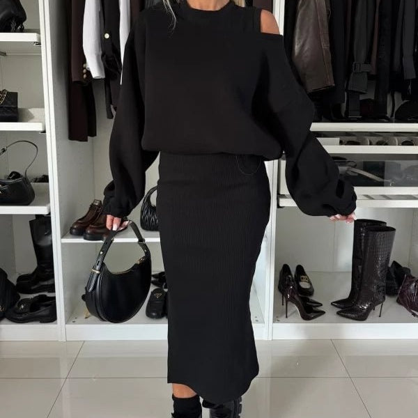 Sandra | Zweiteiliges Set aus ärmellosem Kleid und Top - Elle Zürich