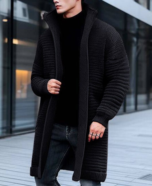 Bruno | Herren Langer Strickcardigan zum Lagenlook - Elle Zürich