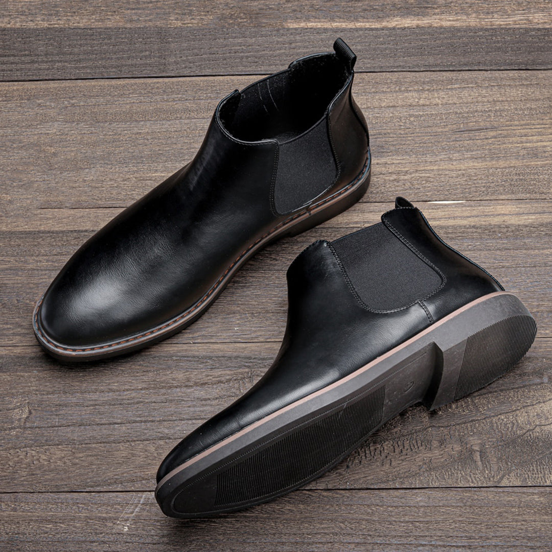 Viktor | Herren Leder-Chelsea-Stiefel mit Modernem Design