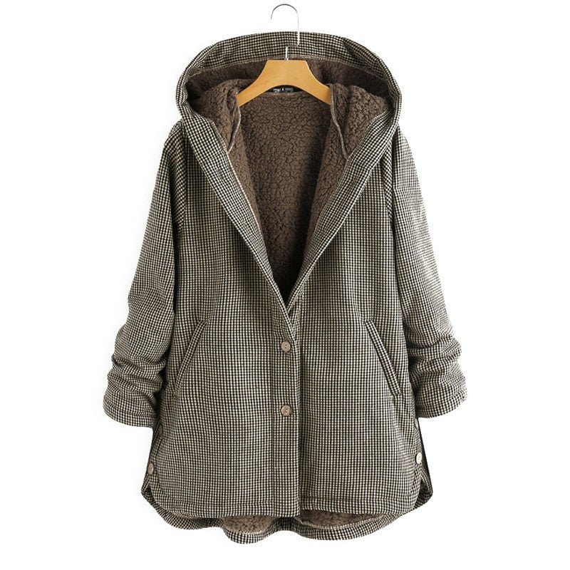 Petra | Bequeme Damenjacke mit Kapuze - Elle Zürich