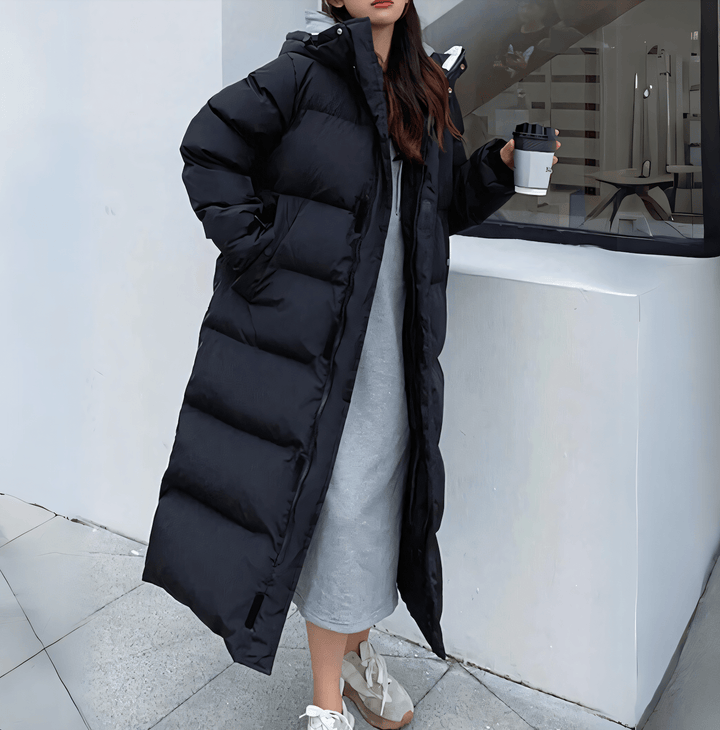 Ursula | Langer Steppmantel Damen - Elle Zürich