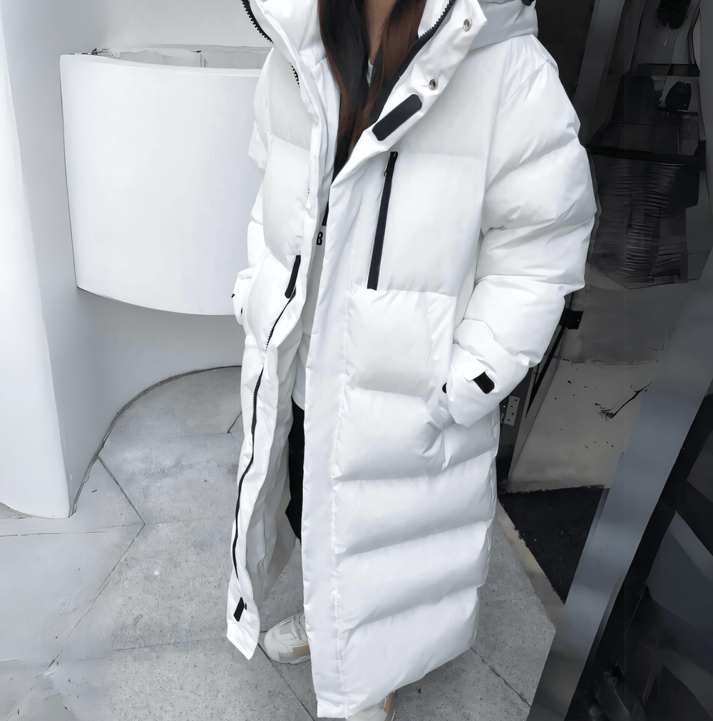 Ursula | Langer Steppmantel Damen - Elle Zürich