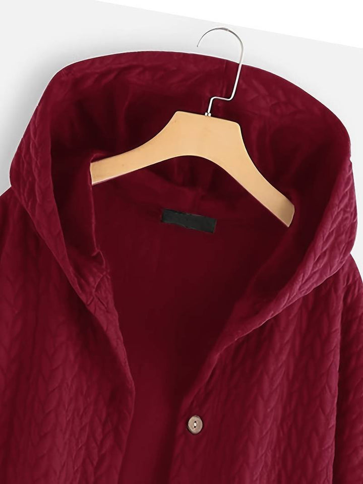 Sandra | Warme Freizeitjacke mit Knöpfen - Elle Zürich