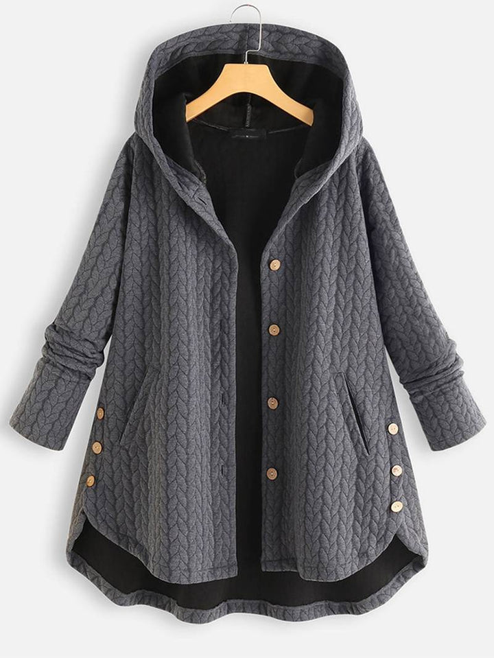 Sandra | Warme Freizeitjacke mit Knöpfen - Elle Zürich