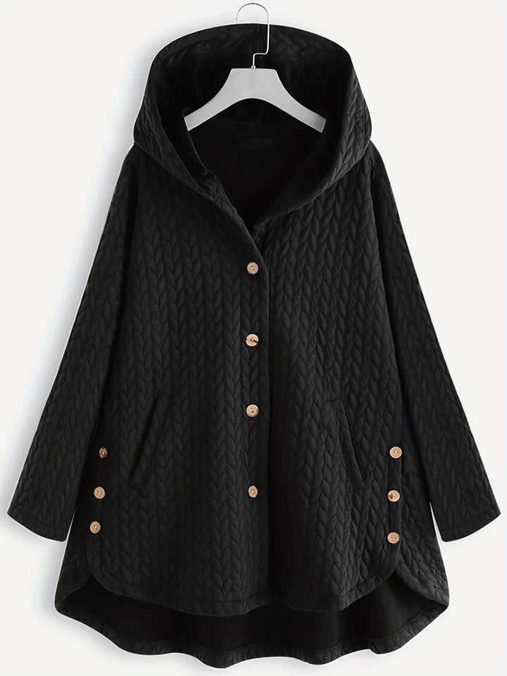Sandra | Warme Freizeitjacke mit Knöpfen - Elle Zürich