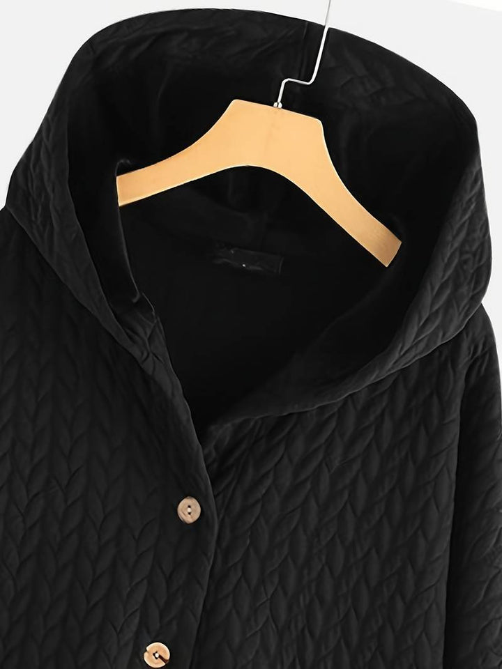 Sandra | Warme Freizeitjacke mit Knöpfen - Elle Zürich
