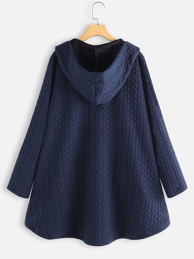 Sandra | Warme Freizeitjacke mit Knöpfen - Elle Zürich