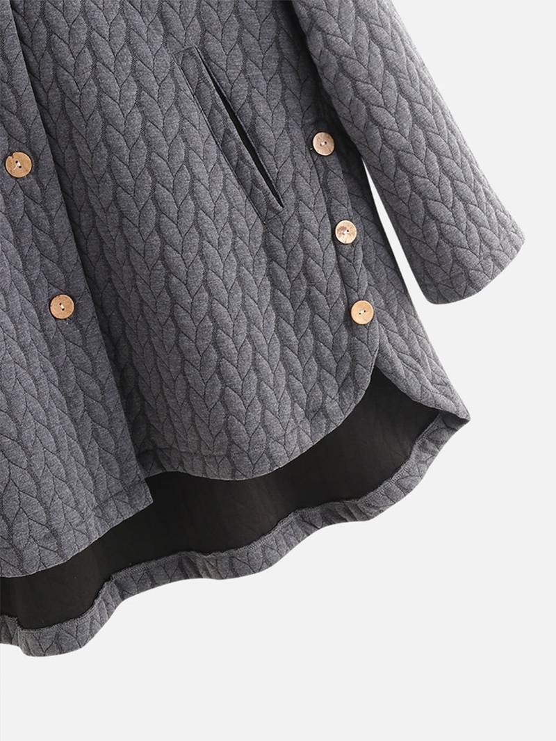Sandra | Warme Freizeitjacke mit Knöpfen - Elle Zürich
