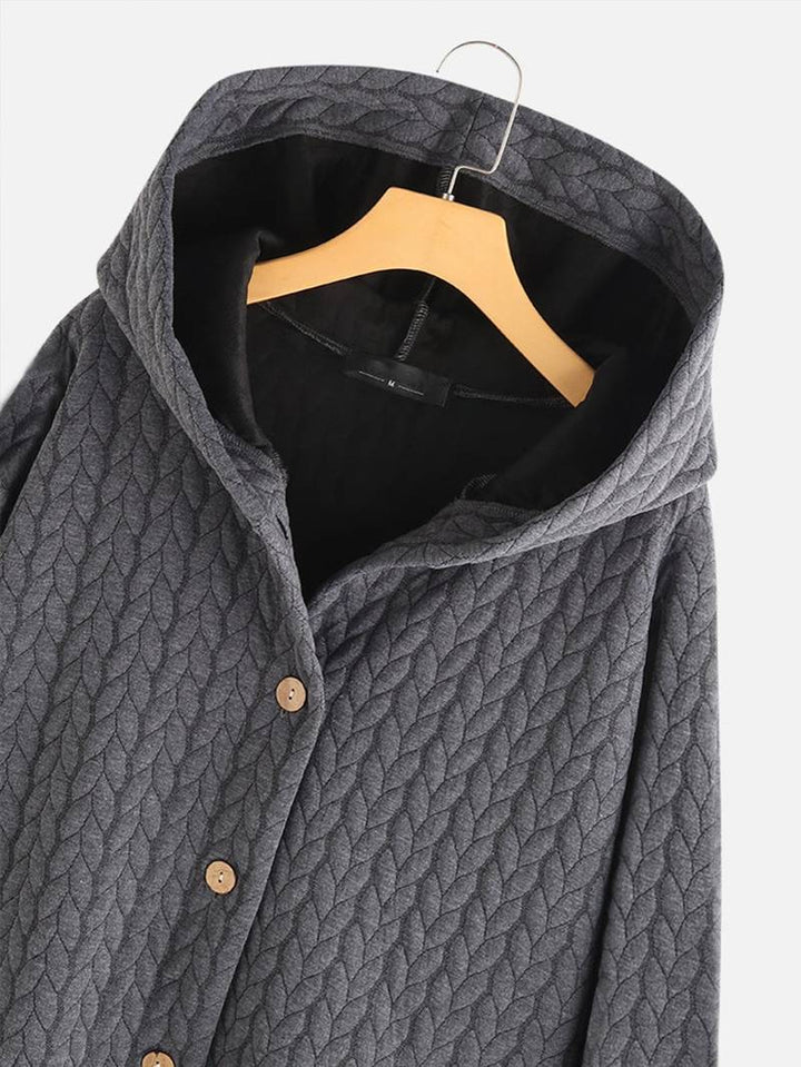 Sandra | Warme Freizeitjacke mit Knöpfen - Elle Zürich