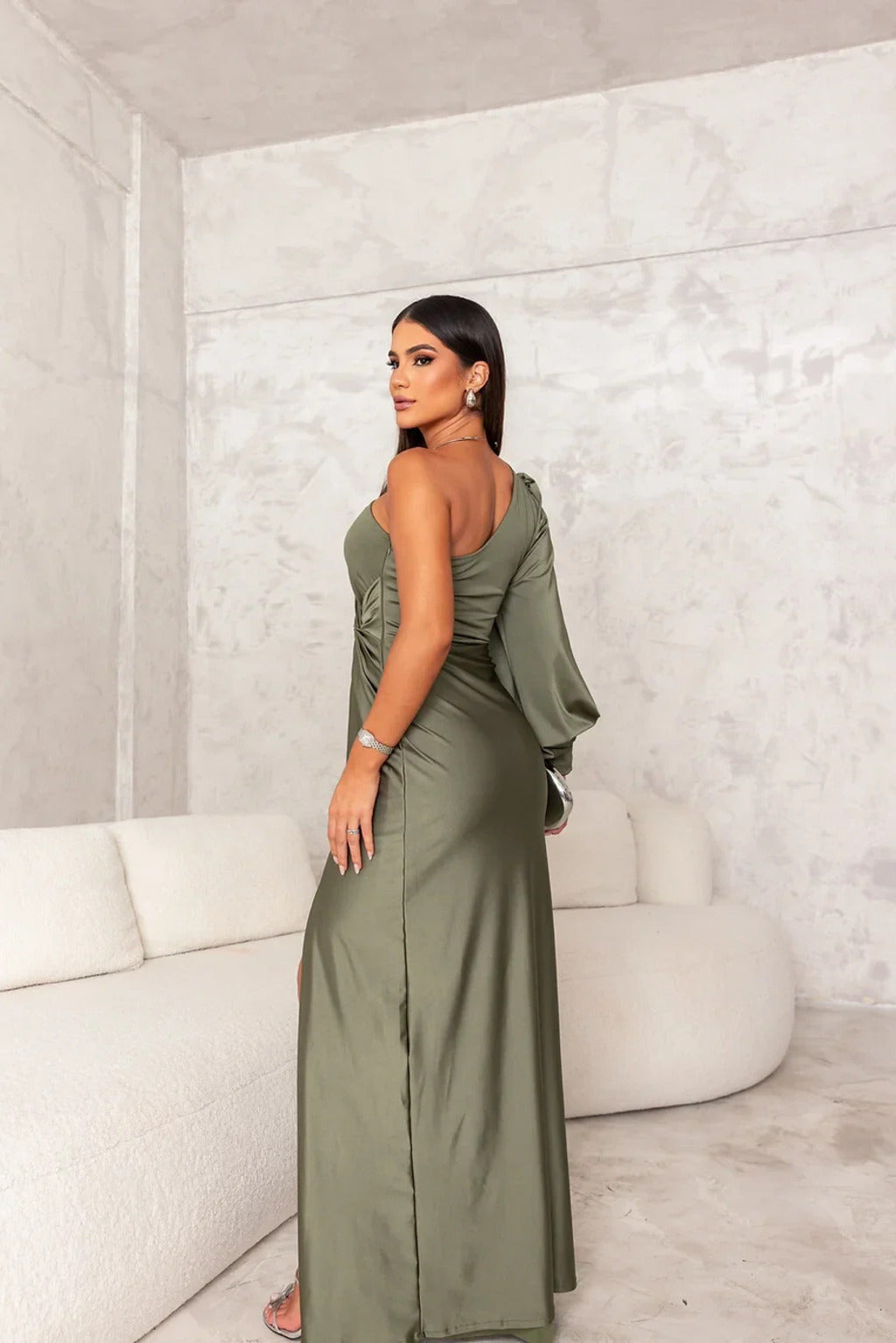 Theresa | Elegantes Abendkleid mit Ein-Schulter-Design - Elle Zürich