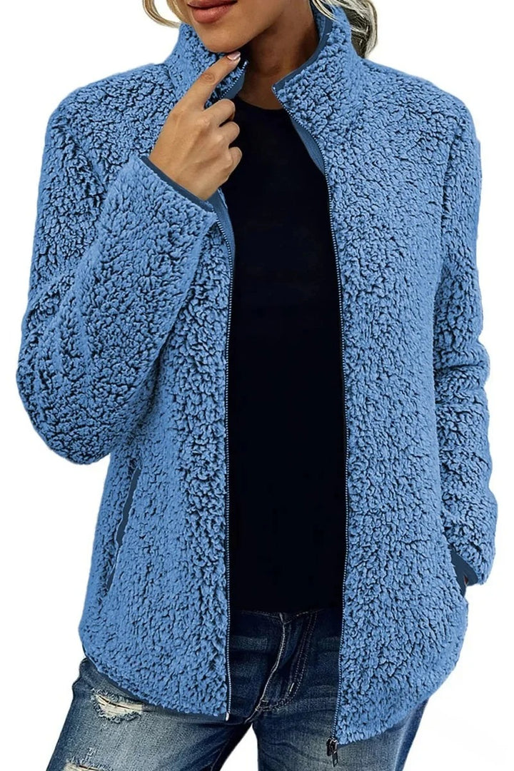 Carolina | Damen Winter Fleecejacke mit Reißverschluss - Elle Zürich