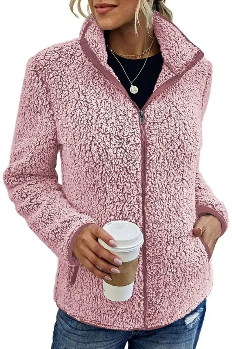 Carolina | Damen Winter Fleecejacke mit Reißverschluss - Elle Zürich