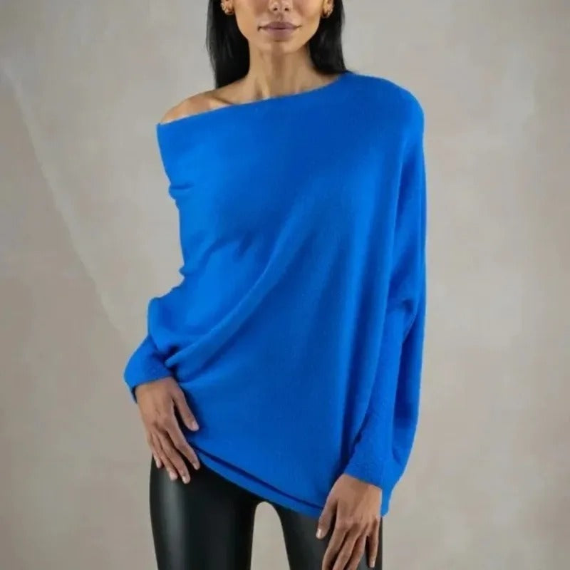 Karin | Eleganter Damenpullover mit Off-Shoulder-Stil - Elle Zürich