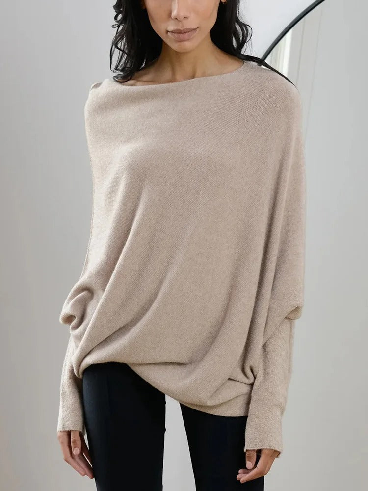 Karin | Eleganter Damenpullover mit Off-Shoulder-Stil - Elle Zürich