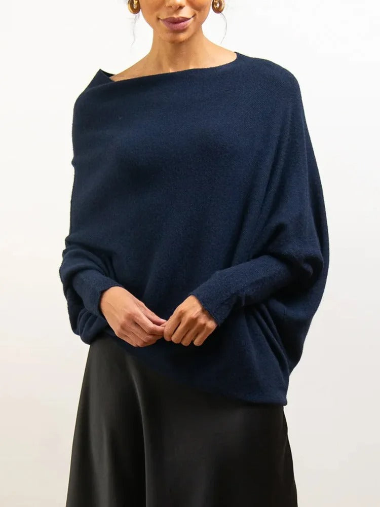 Karin | Eleganter Damenpullover mit Off-Shoulder-Stil - Elle Zürich