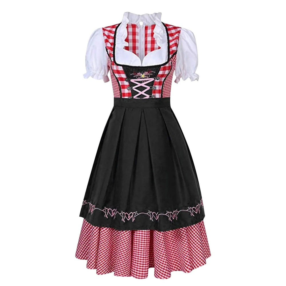 Angela | Damen Herbst Bayerisches Dirndlkleid mit Schürze - Elle Zürich