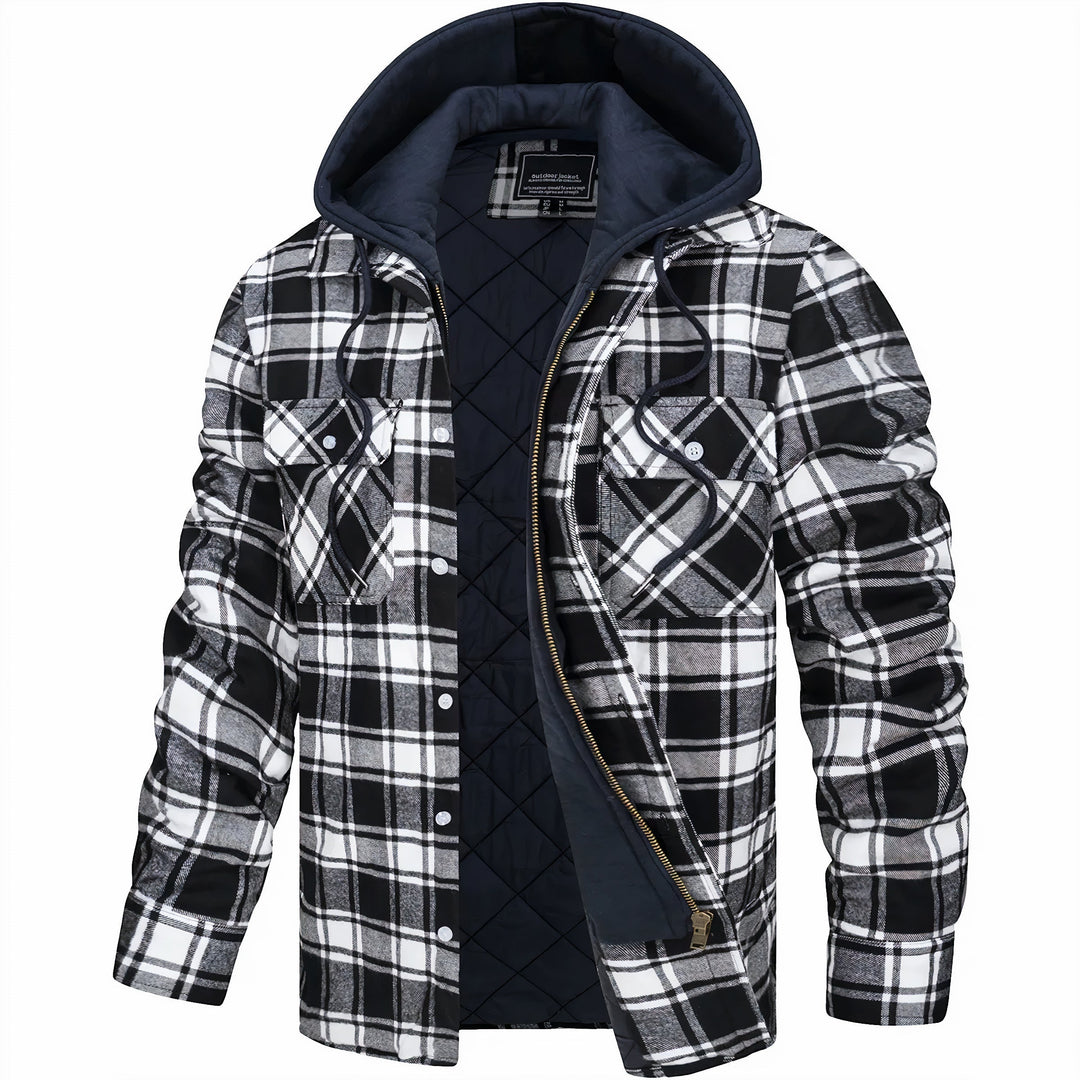 Christoph | Herren Kapuzen-Karohemdjacke für den Winter - Elle Zürich