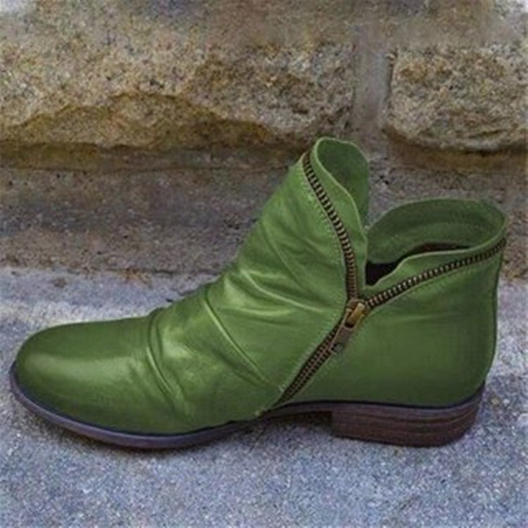Leonie | Damen Stiefeletten mit zwei seitlichen Reißverschlüssen - Elle Zürich