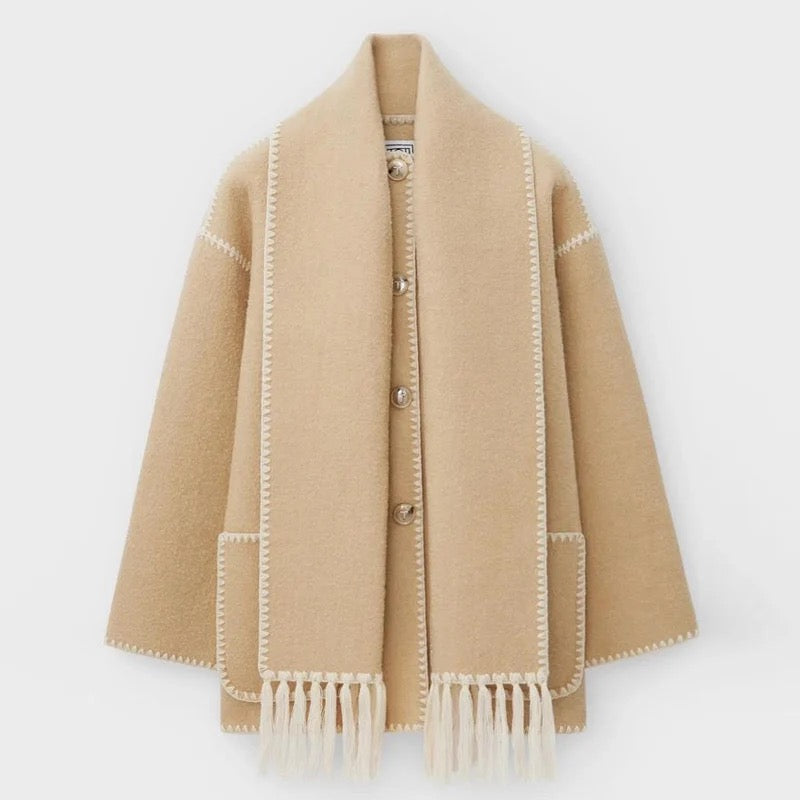 Victoria | Damen Gemütlicher Winter Oversized Mantel - Elle Zürich