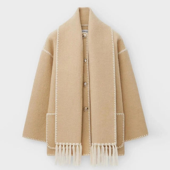 Victoria | Damen Gemütlicher Winter Oversized Mantel - Elle Zürich