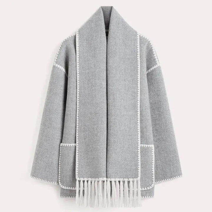 Victoria | Damen Gemütlicher Winter Oversized Mantel - Elle Zürich