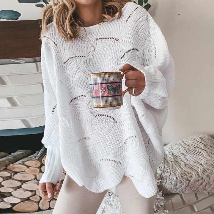 Bettina | Damen Locker Gestrickter Pullover mit Langarm - Elle Zürich