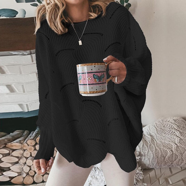 Bettina | Damen Locker Gestrickter Pullover mit Langarm - Elle Zürich
