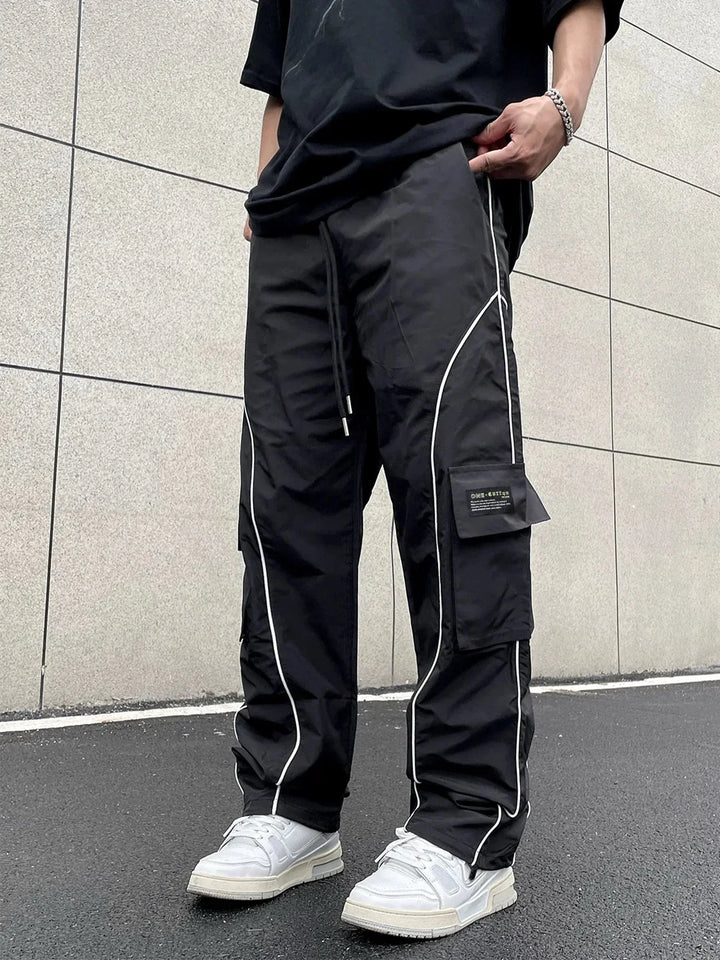 Theo | Herren Cargohose mit weitem Bein und Taschen - Elle Zürich