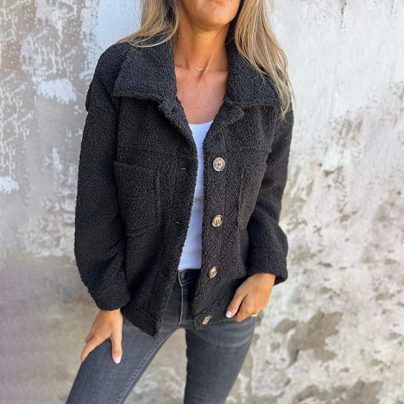 Verena | Stylische Taillierte Jacke mit Knöpfen - Elle Zürich